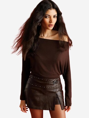 MixRay Shirt in Braun