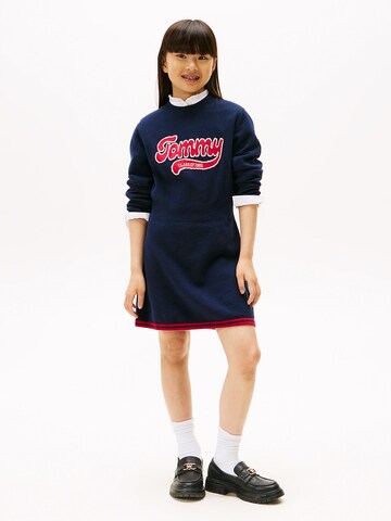 TOMMY HILFIGER Kleid 'Varsity Intarsia' in Blau: Vorderseite