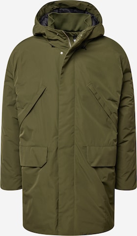 NORSE PROJECTS - Parka meia-estação 'Stavanger Military' em verde: frente