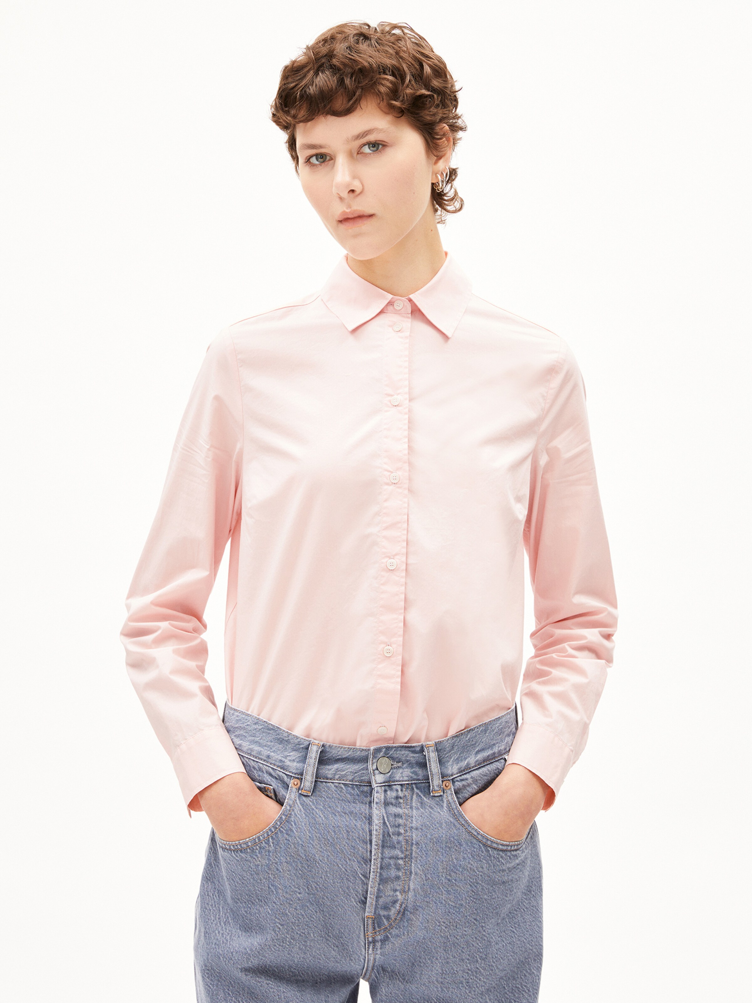 ARMEDANGELS Blouse ' LOUILAA ' in Pink: front