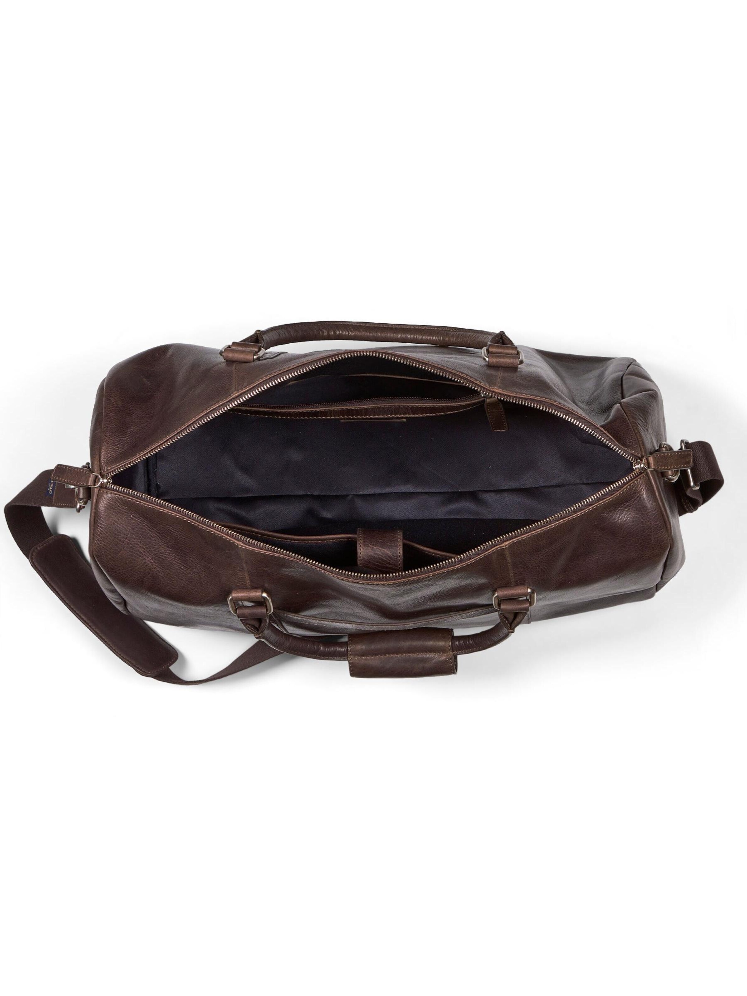Borsa weekend 'Weekend Bag Hunter Dark Brown' di Howard London in marrone