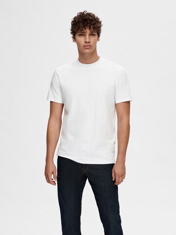 SELECTED HOMME T-shirt 'Rory' i vit: framsida
