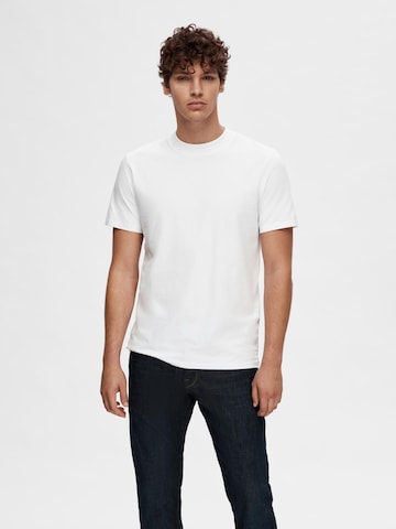 SELECTED HOMME - Camiseta 'Rory' en blanco: frente