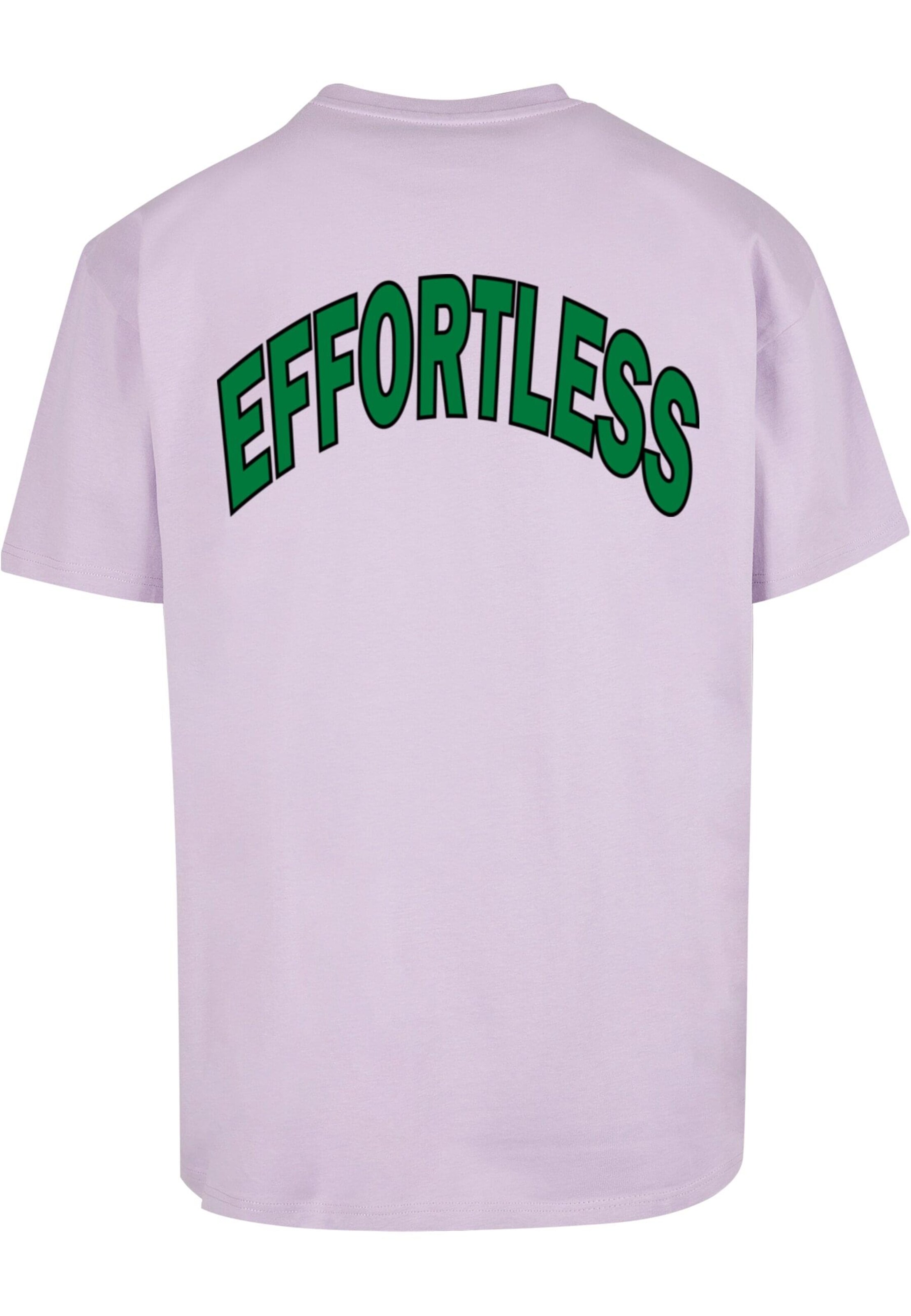 Merchcode T-Shirt 'Attitude' in Lila