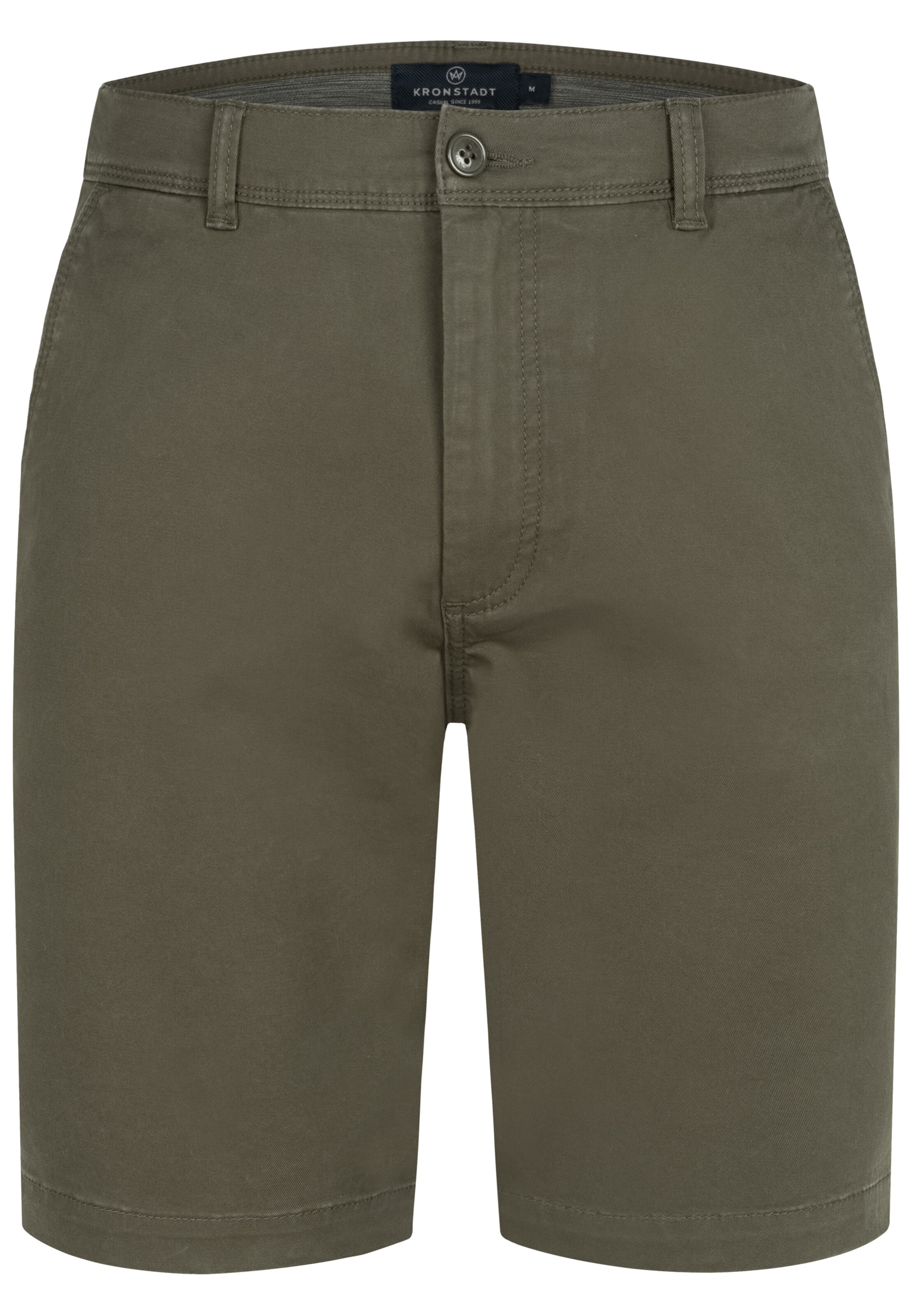 Kronstadt Regular Chino trousers 'Allen ' in Green: front