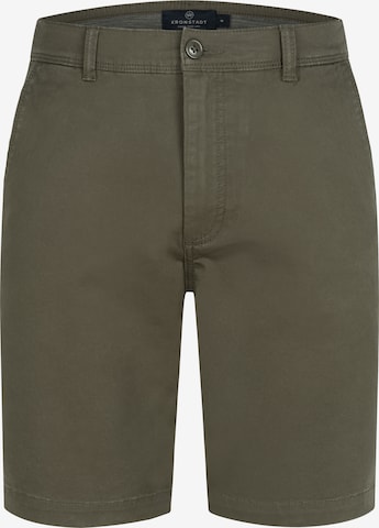 Kronstadt Chino trousers 'Allen ' in Green: front