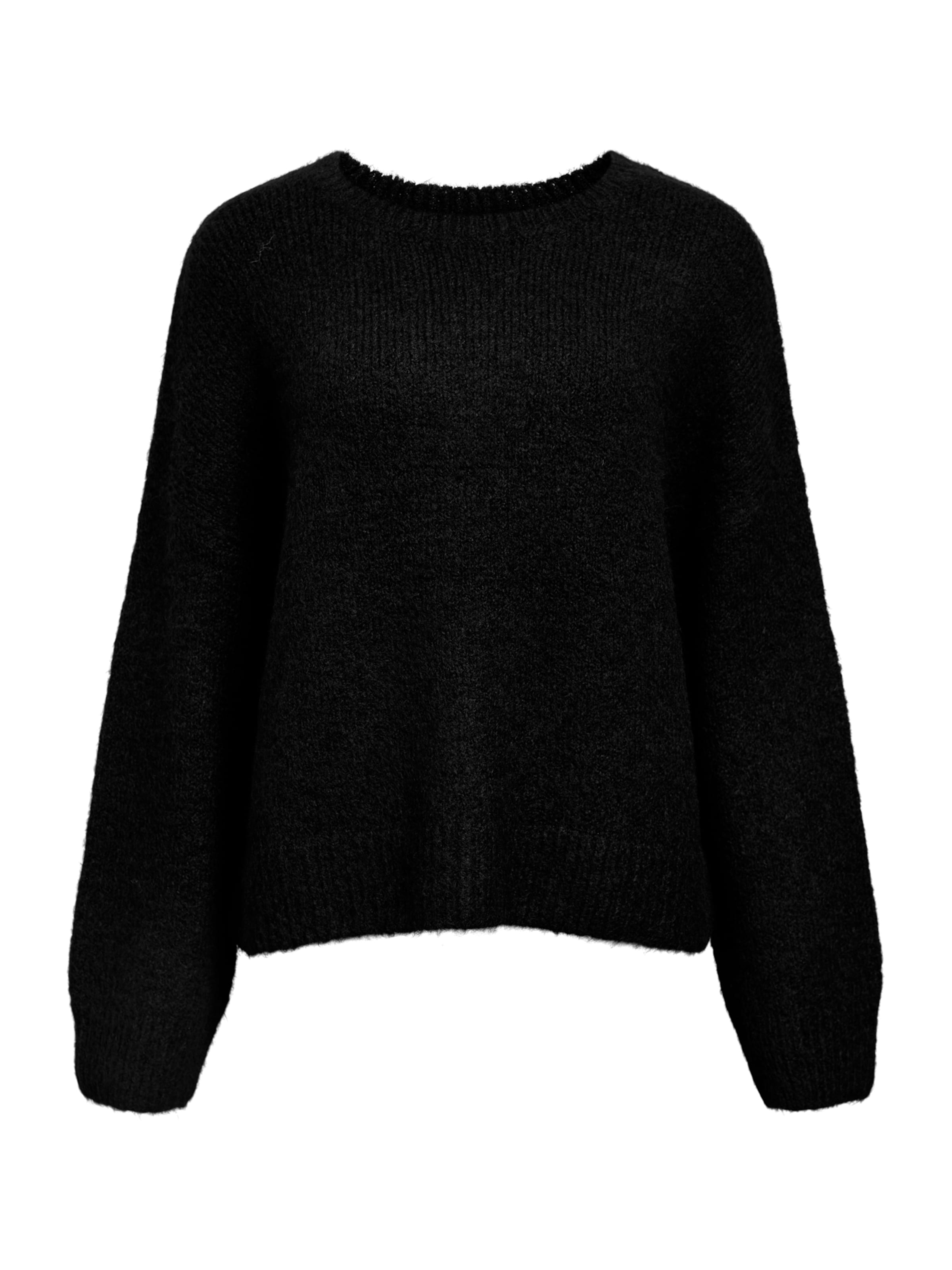 Pull-over 'OBJSaggia' OBJECT en noir : devant