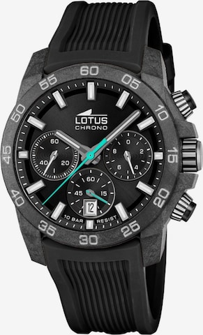 Lotus Zegarek analogowy 'Chronograph Chrono' w kolorze czarny: przód