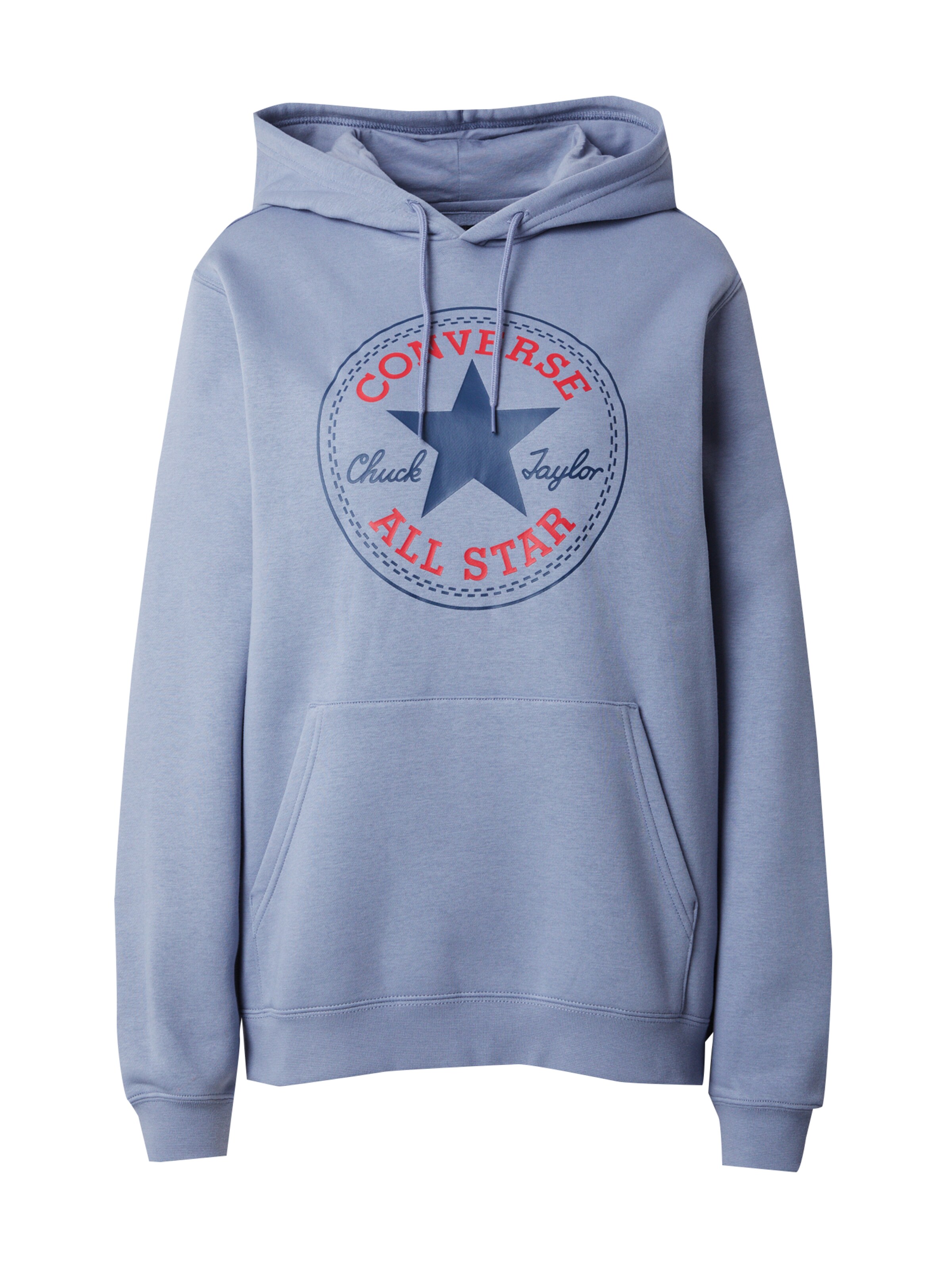 CONVERSE Sweatshirt 'Go-To All Star' in Blau: Vorderseite