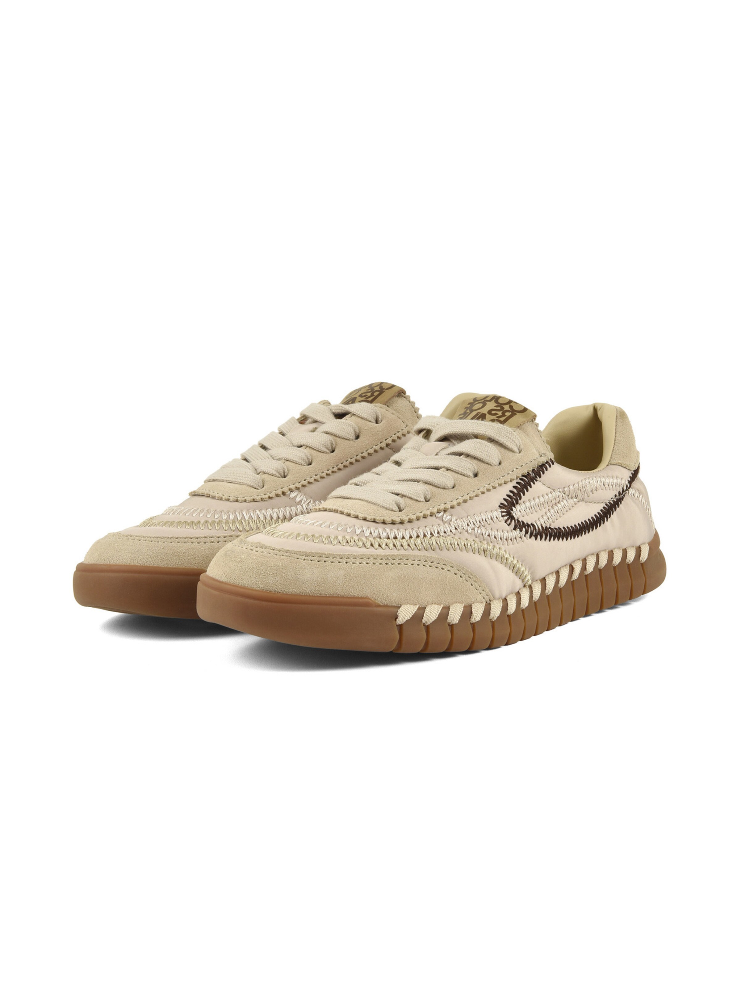 Sneaker bassa di COLORS OF CALIFORNIA in beige: frontale