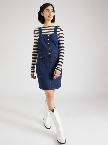 Gonna con pettorina 'Pinny' di Dorothy Perkins in blu