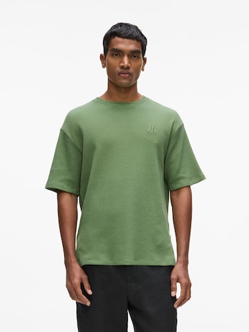 Karl Lagerfeld - Camiseta en verde: frente