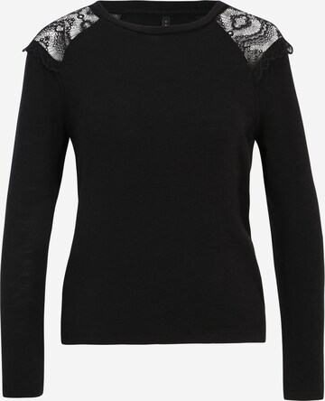 Only Petite Shirt 'KIRA' in Black: front