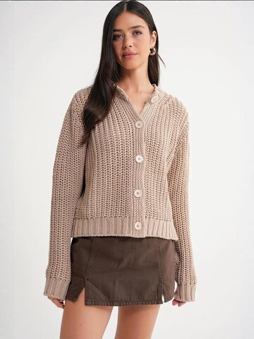 Cardigan MixRay en marron