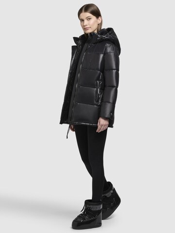 Giacca funzionale 'Word3 Satin-YM' di khujo in nero