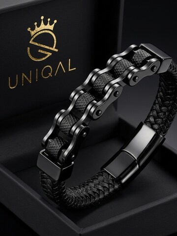 Bracelet 'BLACK CHAIN' UNIQAL en noir