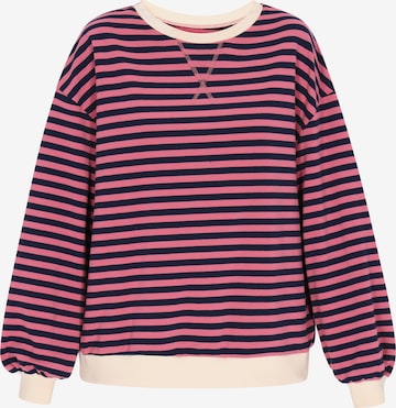 swirly - Sweatshirt em vermelho: frente