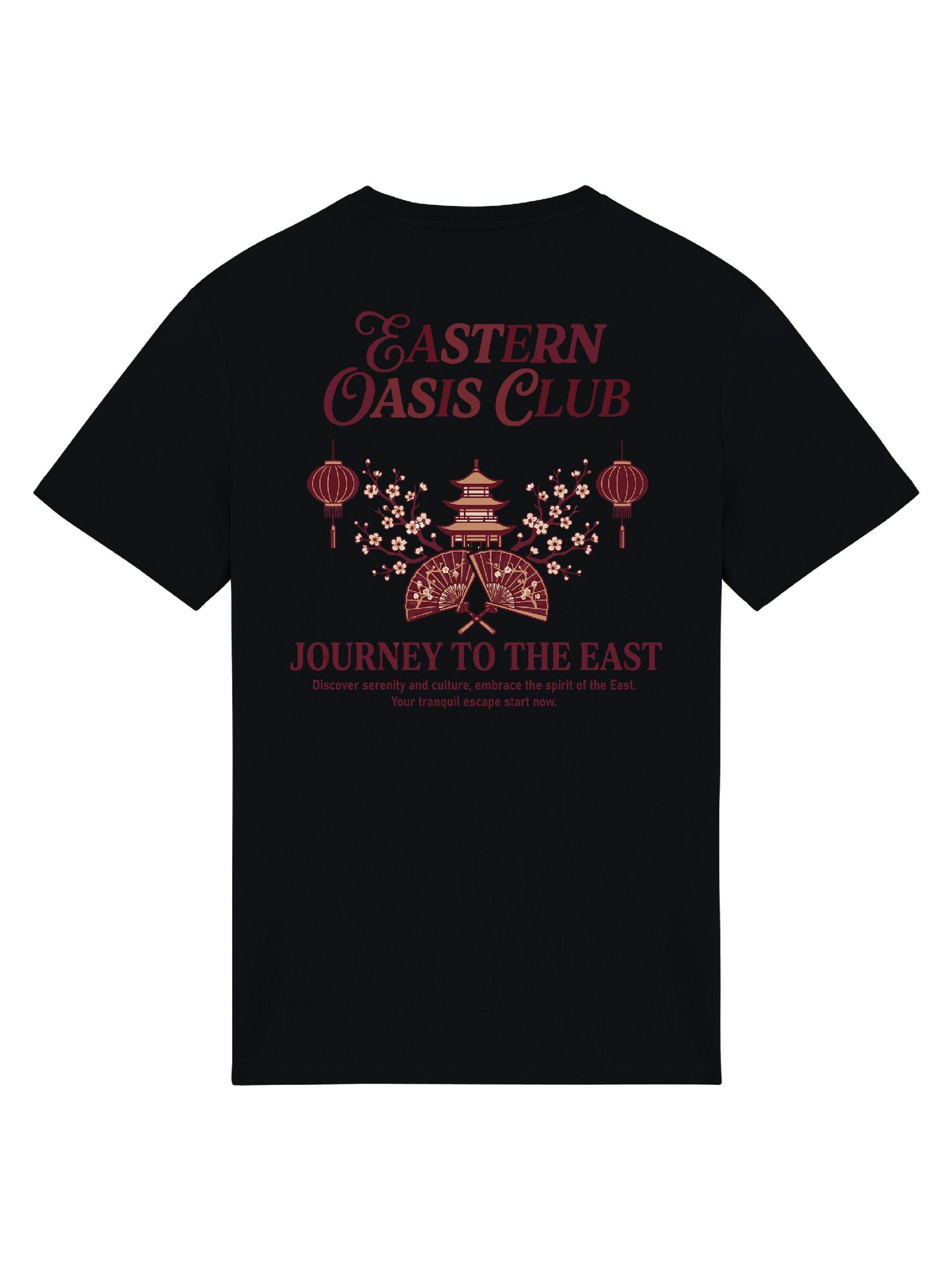 RoamLikeSummer Shirt 'Eastern Oasis Club'‌‌‌ in Schwarz