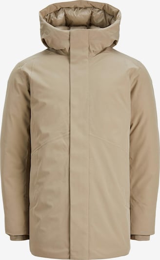 JACK & JONES Winterjas 'Keen' in de kleur Donkerbeige, Productweergave