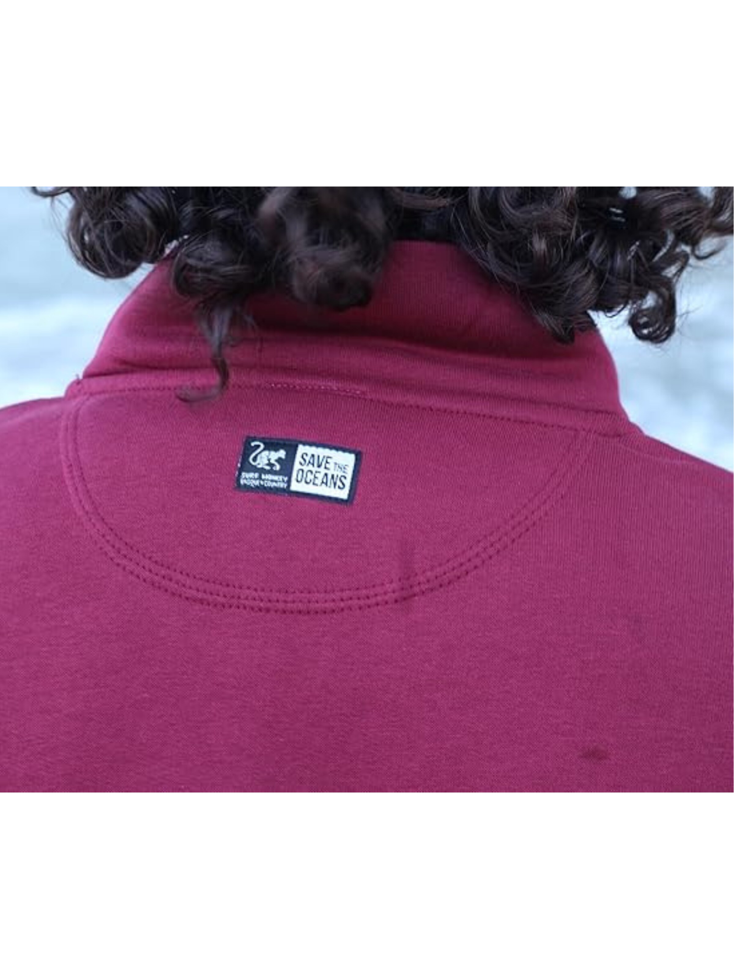 Surf Monkey - Sudadera en rojo