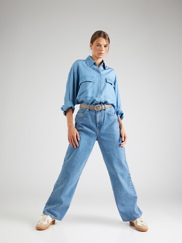 ONLY Wide Leg Jeans 'ONLMAISIE' in Blau