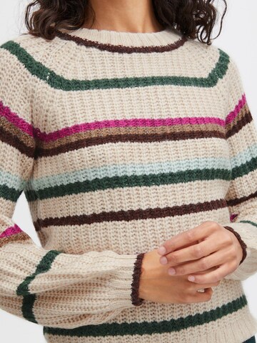 Pull-over 'Oksana' b.young en beige