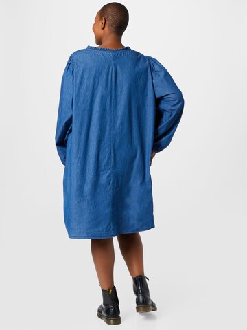 Zizzi Shirt Dress 'KATRINE' in Blue