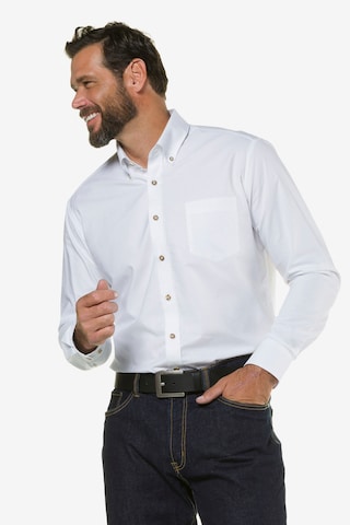 JP1880 Comfort Fit Trachtenhemd in Weiß: predná strana
