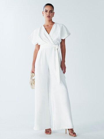 BWLDR - Jumpsuit 'Shana' en blanco: frente