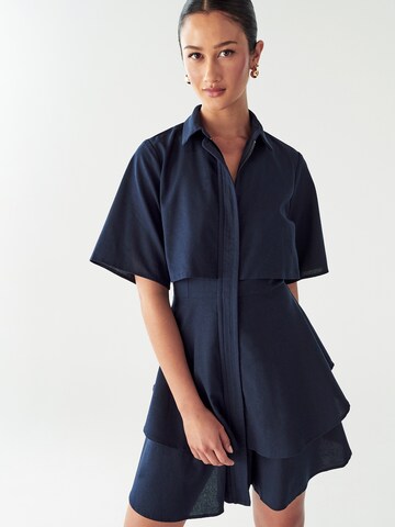 Willa Jurk 'Hugh' in Blauw: voorkant