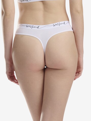 Wolford Slip ' Beauty Cotton Thong ' in Wit