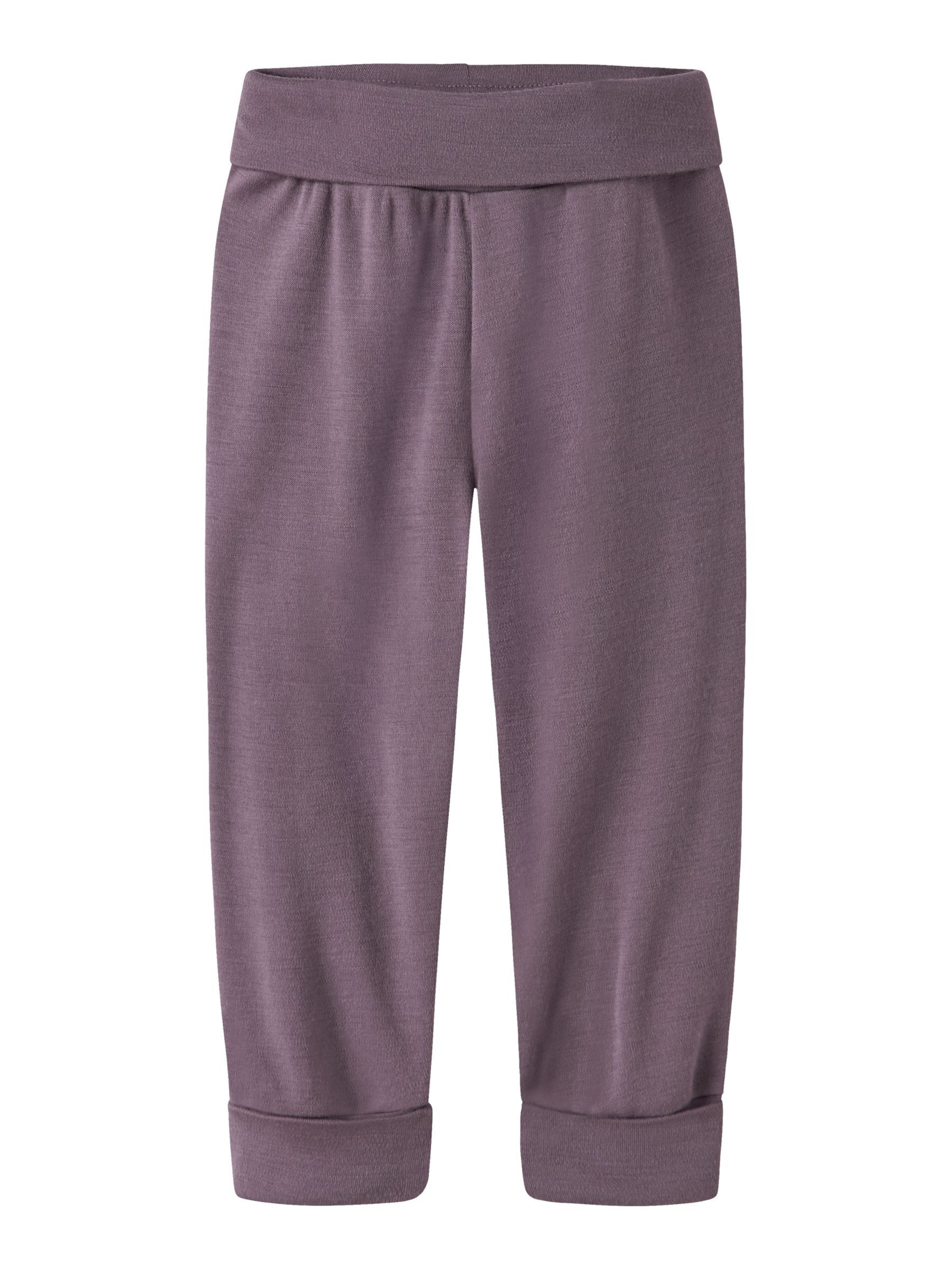 NAME IT - regular Pantalón en lila: frente