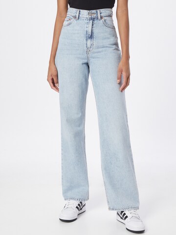 Wide leg Jeans 'Echo' de la Dr. Denim pe albastru: față