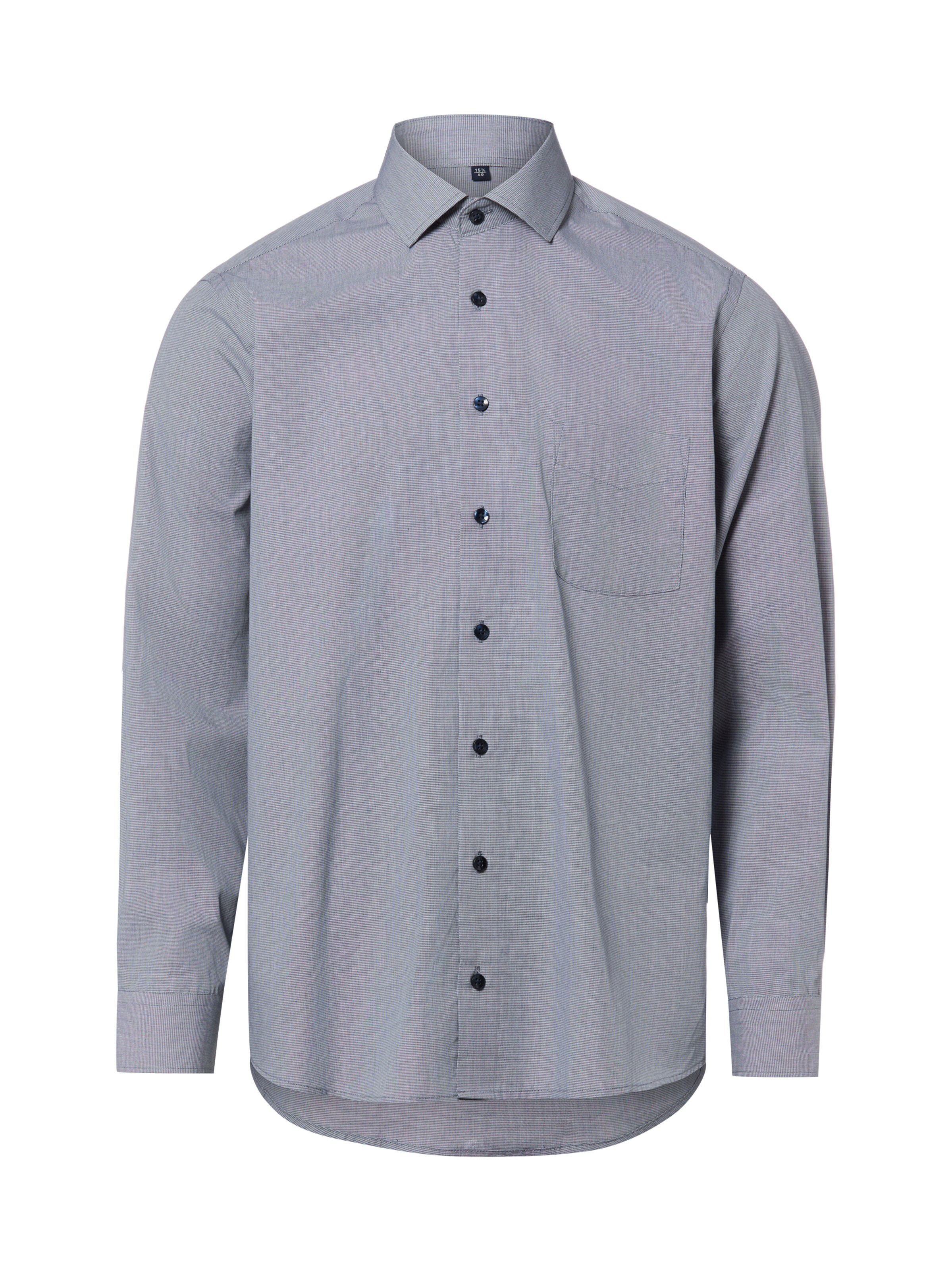 Andrew James Regular fit Business shirt in Blue: front