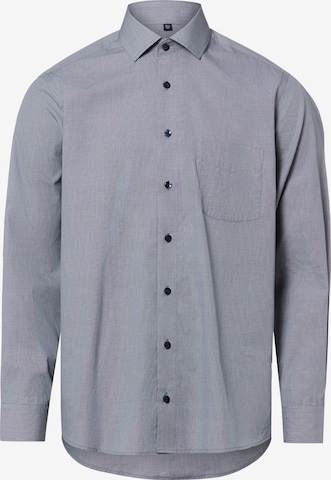 Chemise business Andrew James en bleu : devant
