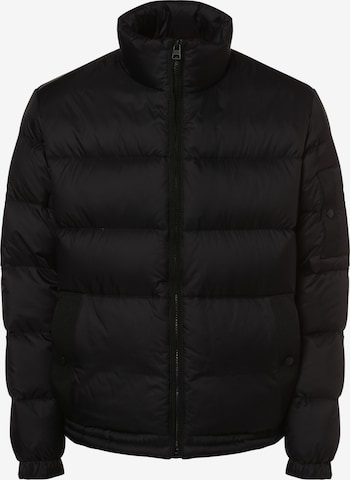 HUGO Winter Jacket 'Biron' in Black: front