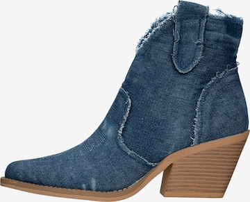 Salinyang Comwboystøvler i blå: forside