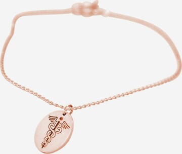 Gemshine Armband 'Caduceus Hermesstab' in Pink