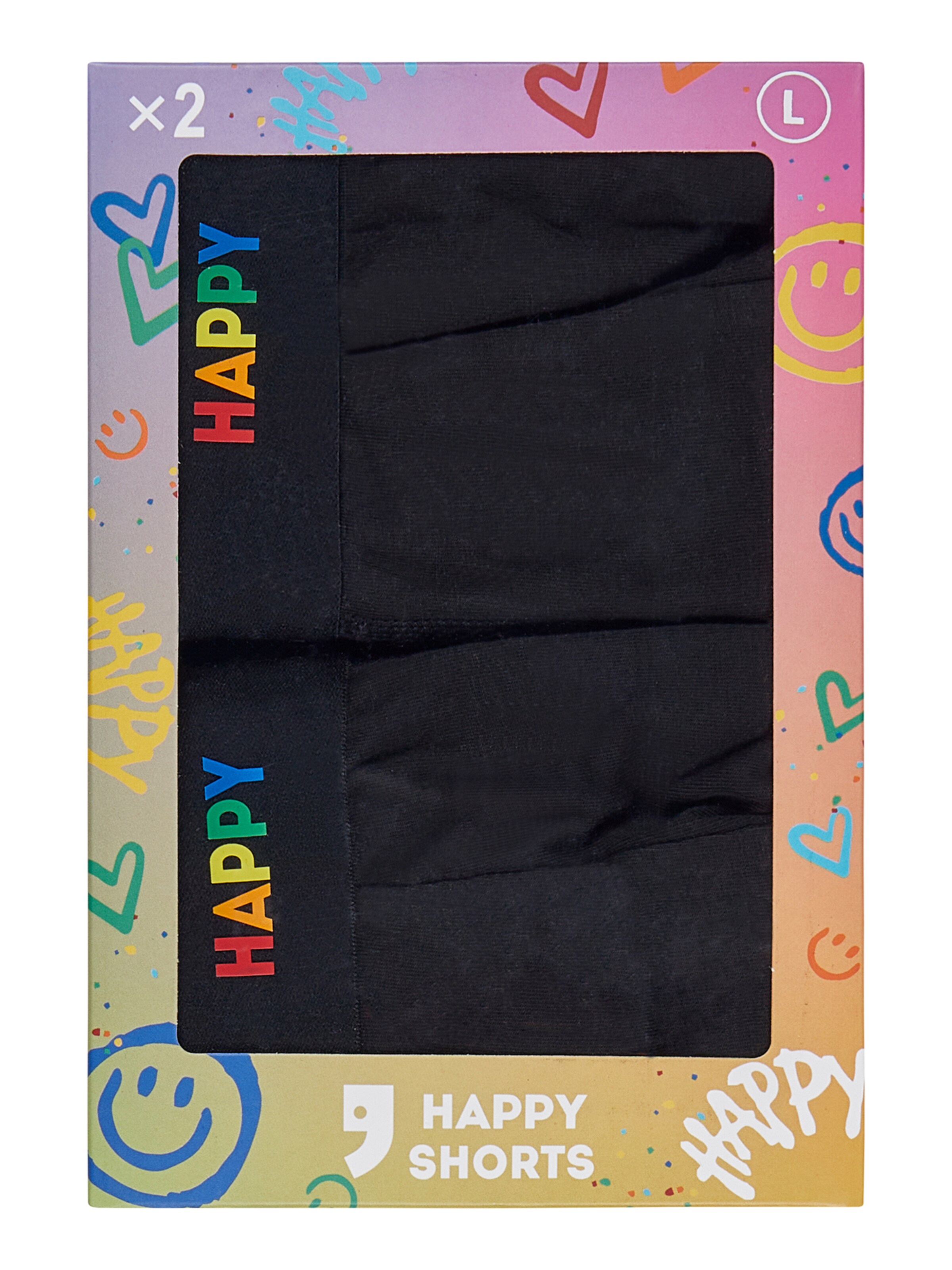 Happy Shorts Boxer shorts ' Jersey ' in Black
