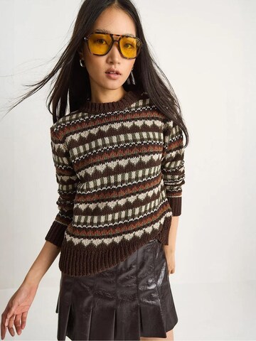 Pull-over Bianco Lucci en marron