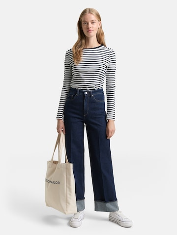 TOM TAILOR DENIM Wide leg Jeans 'Linou' in Blue