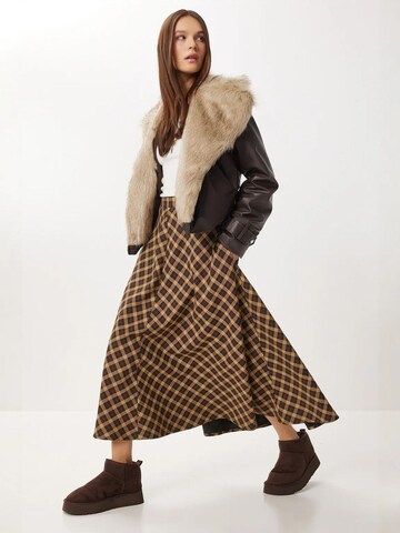 Gonna di Happiness İstanbul in marrone