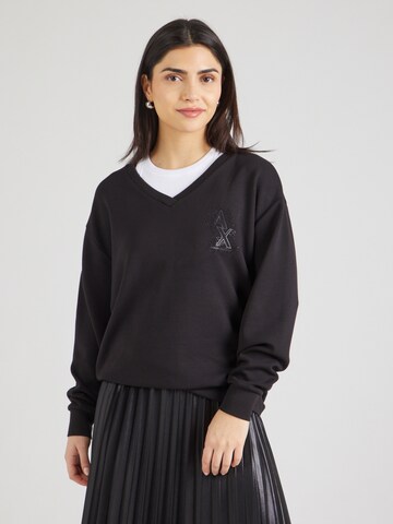 ARMANI EXCHANGE Свитшот в Черный: спереди