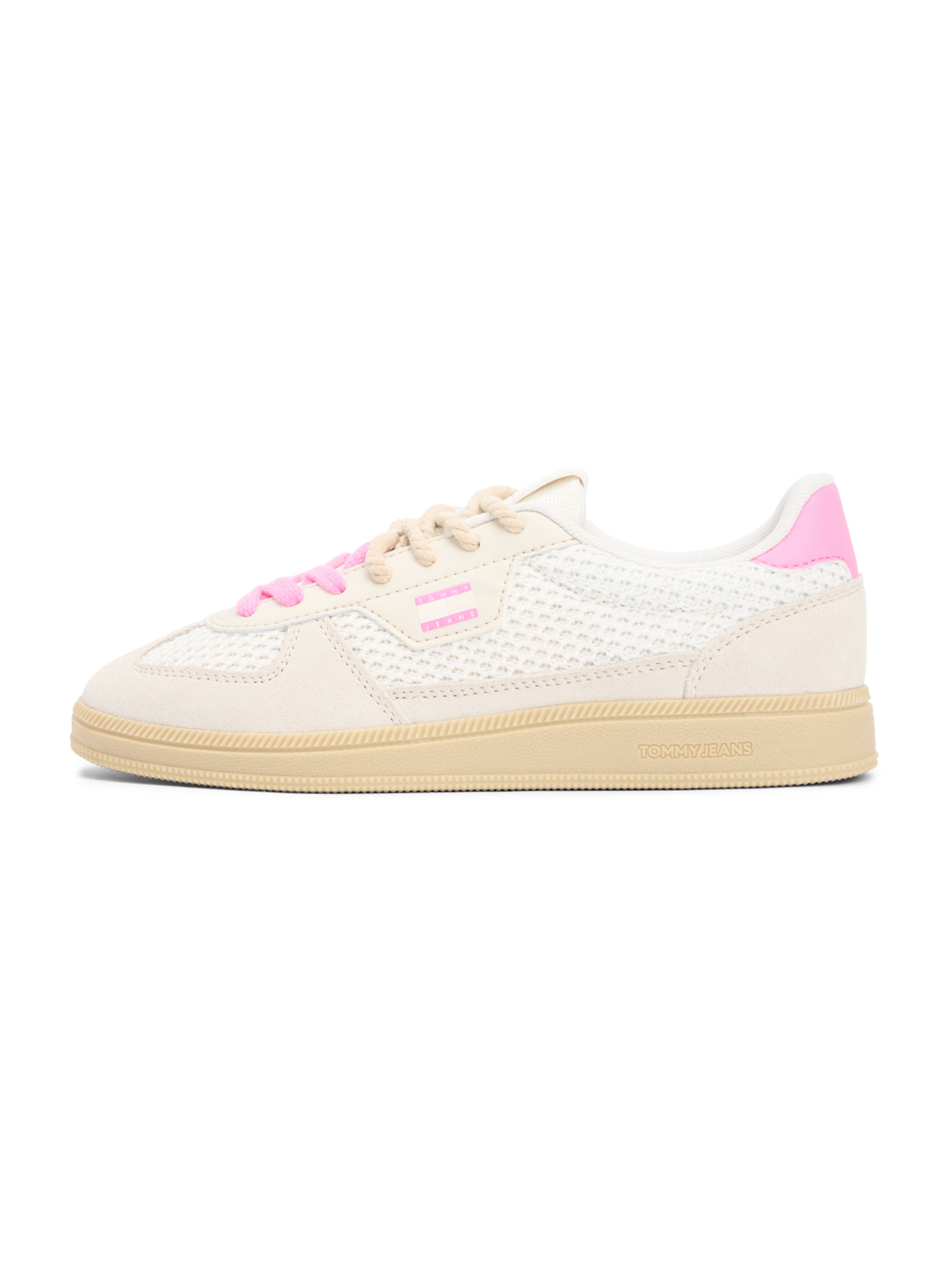 Baskets basses 'THE GREENWICH' Tommy Jeans en rose : devant