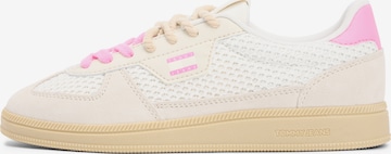 Tommy Jeans Matalavartiset tennarit 'THE GREENWICH' värissä vaaleanpunainen: etupuoli