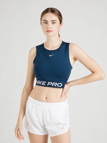 NIKE Top sportowy 'PRO 365' w kolorze niebieski: przód