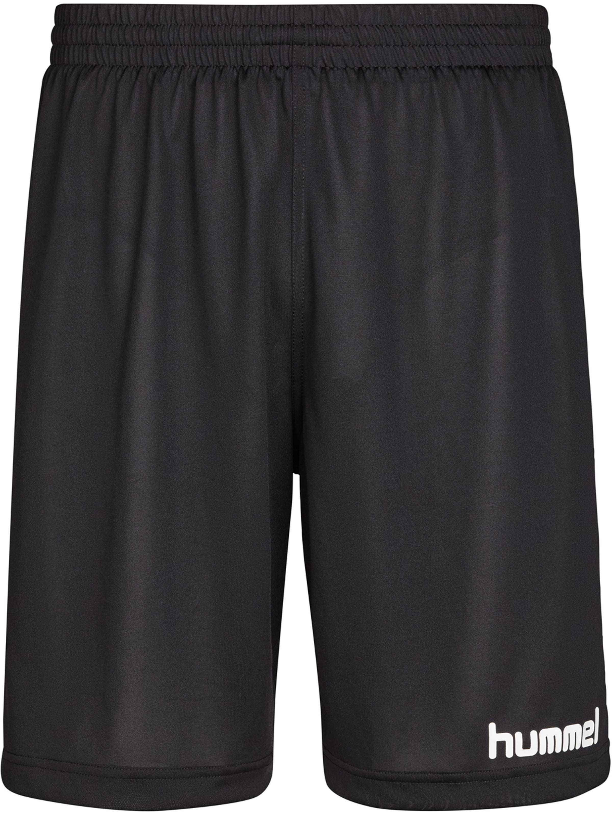 Hummel Regular Sportshorts 'Essential' in Schwarz: Vorderseite