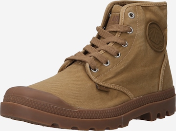 Palladium Lace-Up Boots 'Pampa' in Green: front