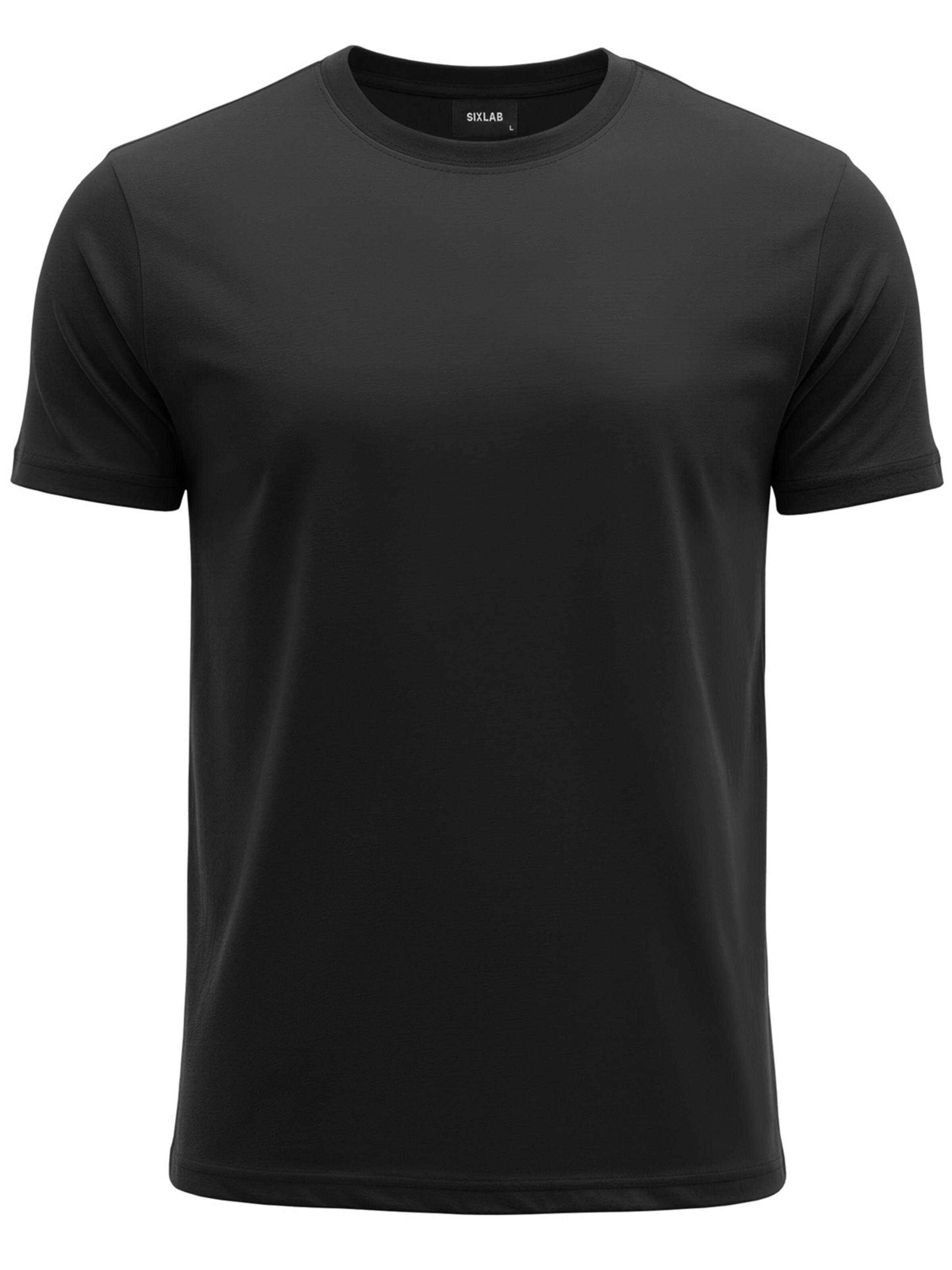 SIXLAB Shirt‌‌ in Schwarz: Vorderseite