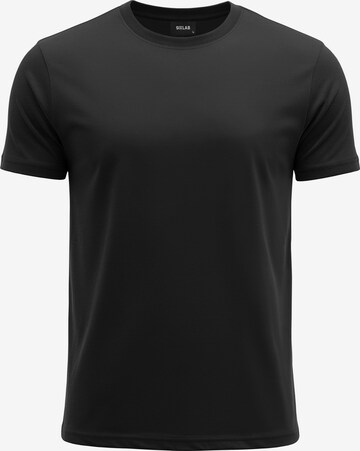 SIXLAB Shirt in Schwarz: Vorderseite